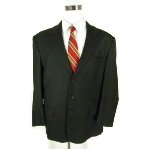 Savane Elements Men's Blazer Suit Jacket 42R Black
